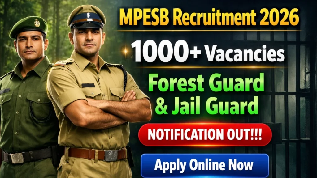 MPESB Forest Guard Recruitment 2026